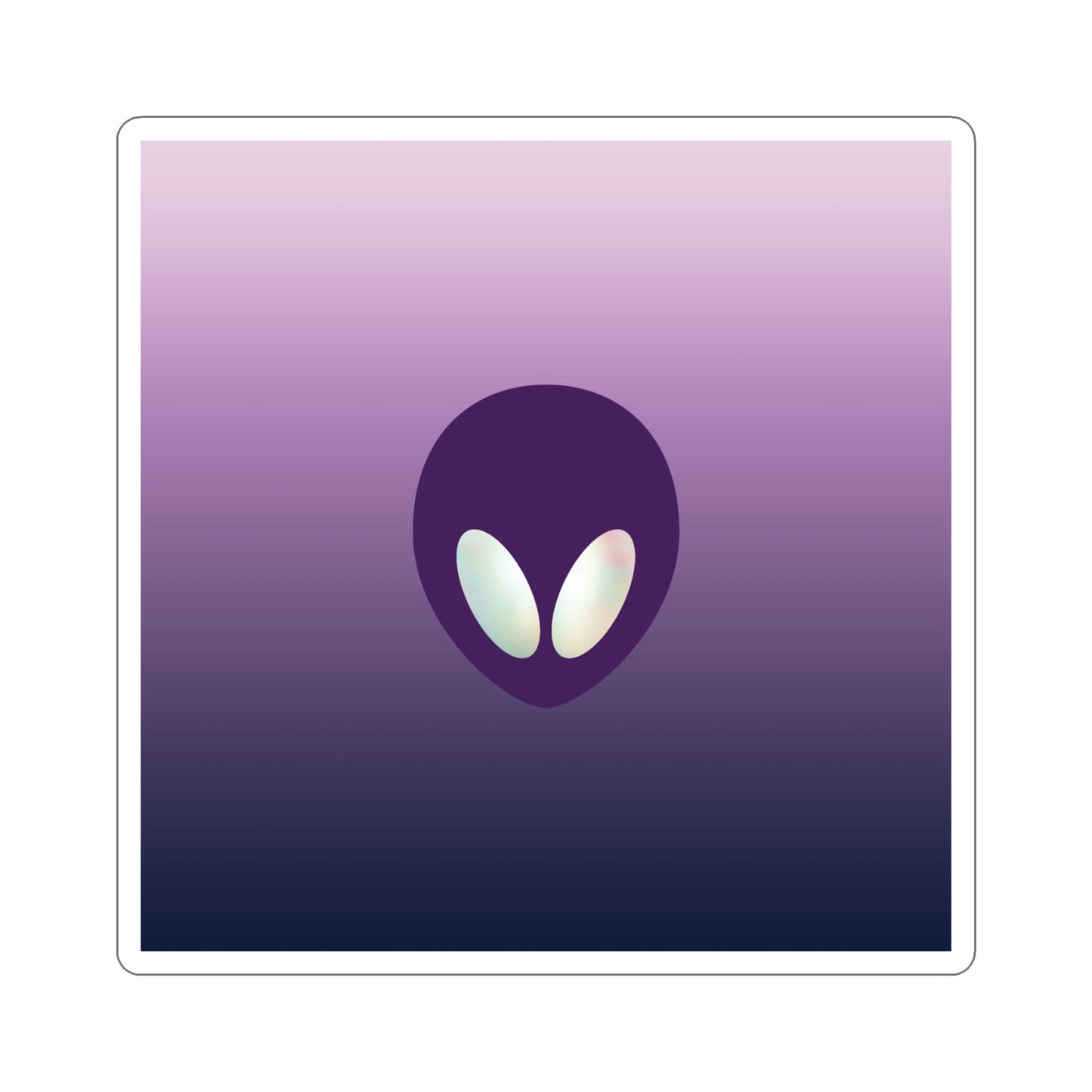 Alien Aesthetic Minimalist UFO Classic TV Series Die-Cut Sticker Ichaku [Perfect Gifts Selection]