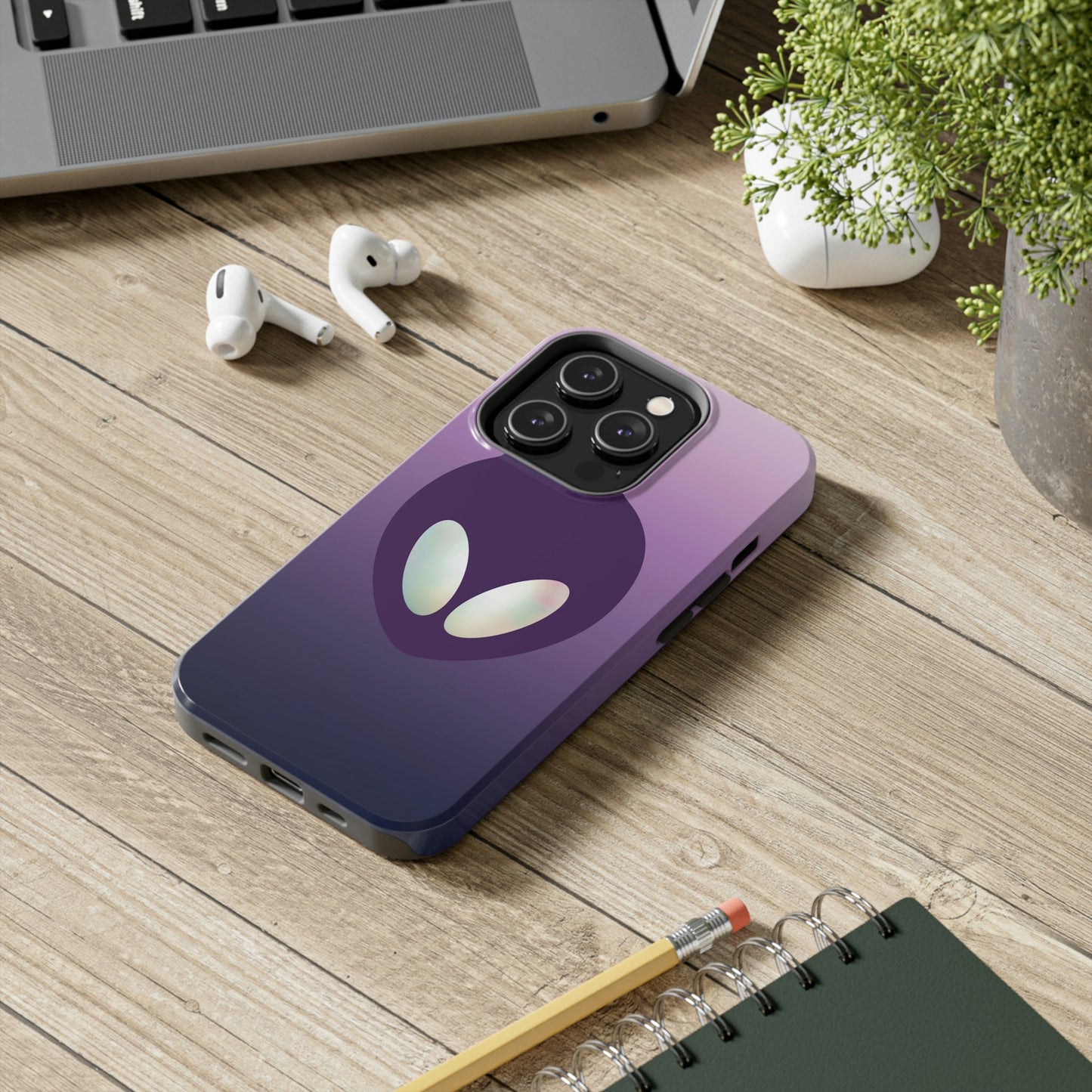 Alien Aesthetic Minimalist UFO Classic TV Series Tough Phone Cases Case-Mate Ichaku [Perfect Gifts Selection]