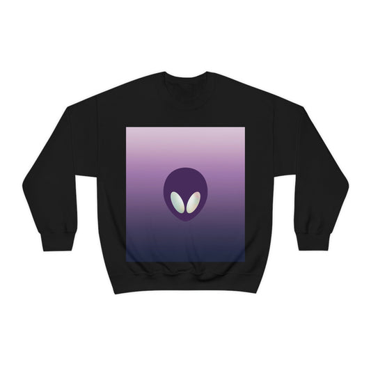 Alien Aesthetic Minimalist UFO Classic TV Series Unisex Heavy Blend™ Crewneck Sweatshirt Ichaku [Perfect Gifts Selection]