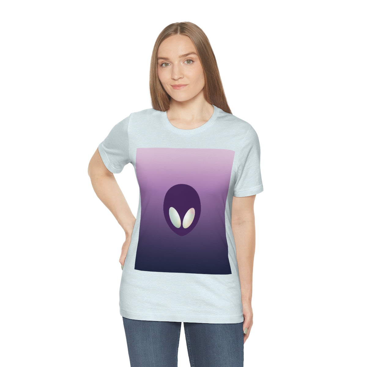 Alien Aesthetic Minimalist UFO Classic TV Series Unisex Jersey Short Sleeve T-Shirt Ichaku [Perfect Gifts Selection]