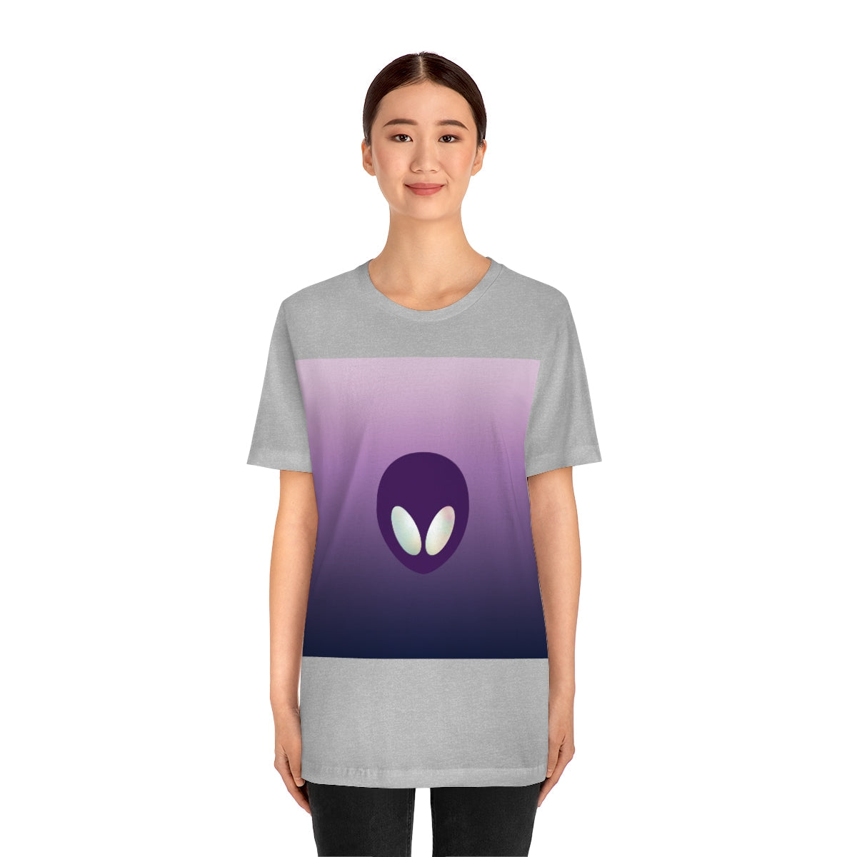 Alien Aesthetic Minimalist UFO Classic TV Series Unisex Jersey Short Sleeve T-Shirt Ichaku [Perfect Gifts Selection]