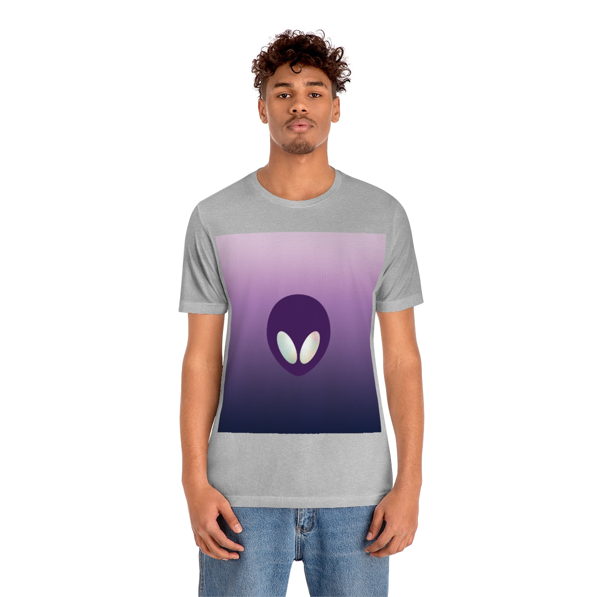 Alien Aesthetic Minimalist UFO Classic TV Series Unisex Jersey Short Sleeve T-Shirt Ichaku [Perfect Gifts Selection]