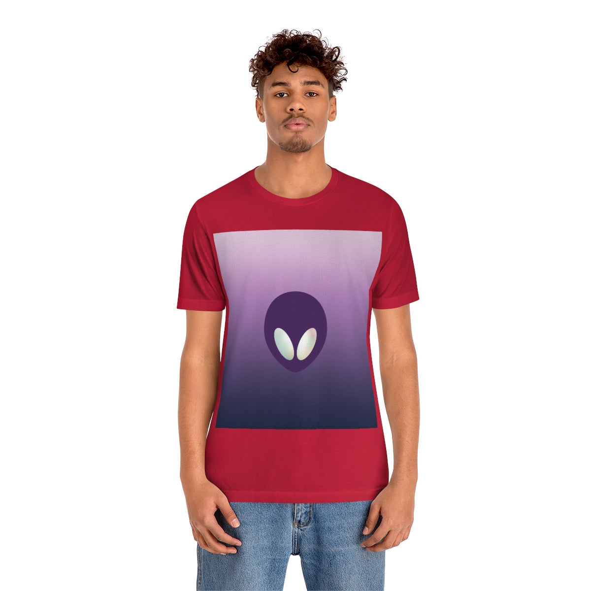 Alien Aesthetic Minimalist UFO Classic TV Series Unisex Jersey Short Sleeve T-Shirt Ichaku [Perfect Gifts Selection]