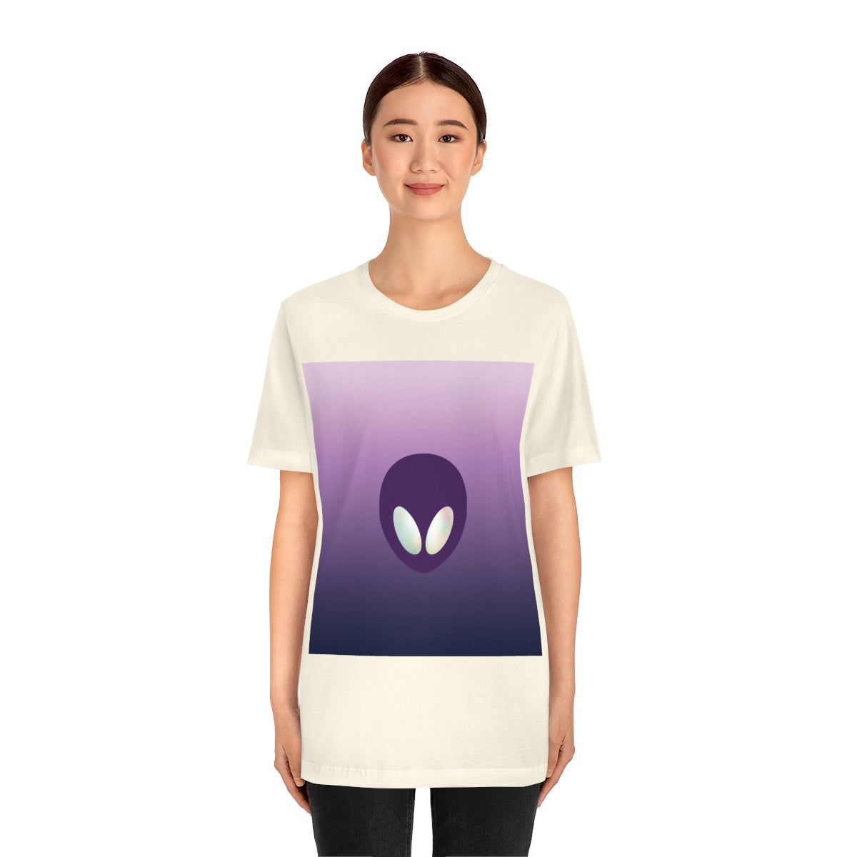 Alien Aesthetic Minimalist UFO Classic TV Series Unisex Jersey Short Sleeve T-Shirt Ichaku [Perfect Gifts Selection]