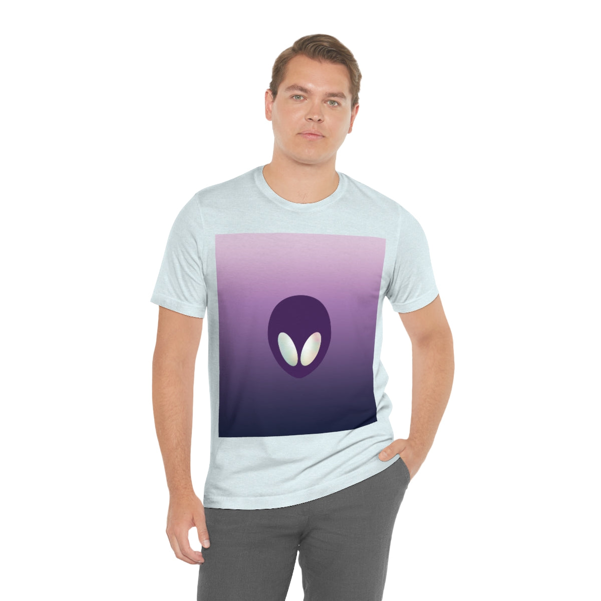 Alien Aesthetic Minimalist UFO Classic TV Series Unisex Jersey Short Sleeve T-Shirt Ichaku [Perfect Gifts Selection]