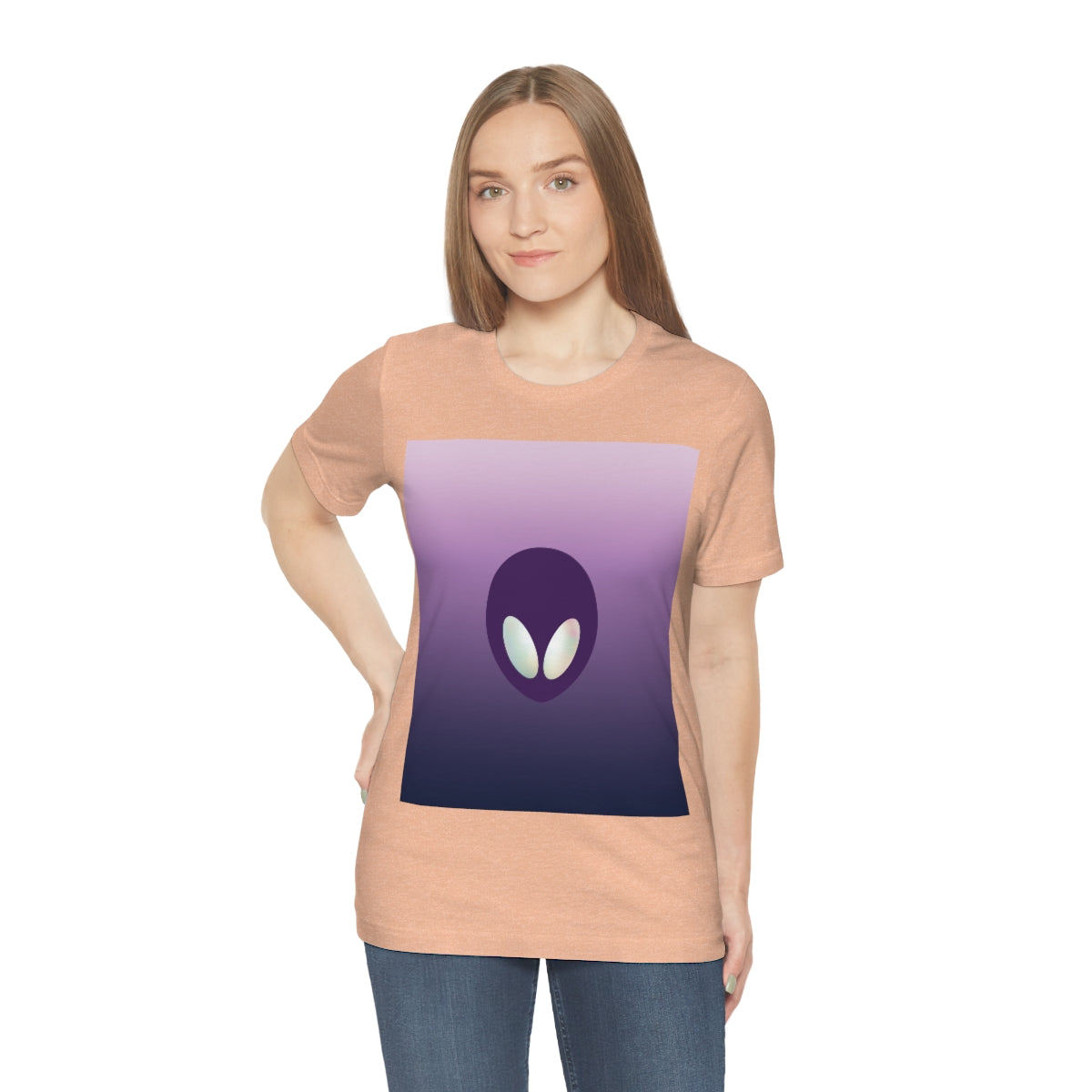 Alien Aesthetic Minimalist UFO Classic TV Series Unisex Jersey Short Sleeve T-Shirt Ichaku [Perfect Gifts Selection]