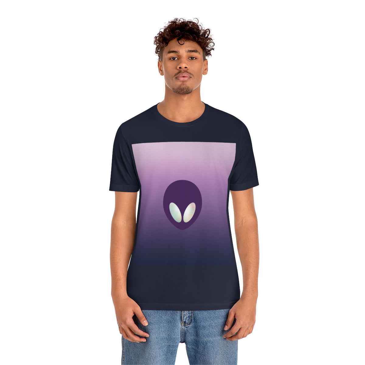 Alien Aesthetic Minimalist UFO Classic TV Series Unisex Jersey Short Sleeve T-Shirt Ichaku [Perfect Gifts Selection]