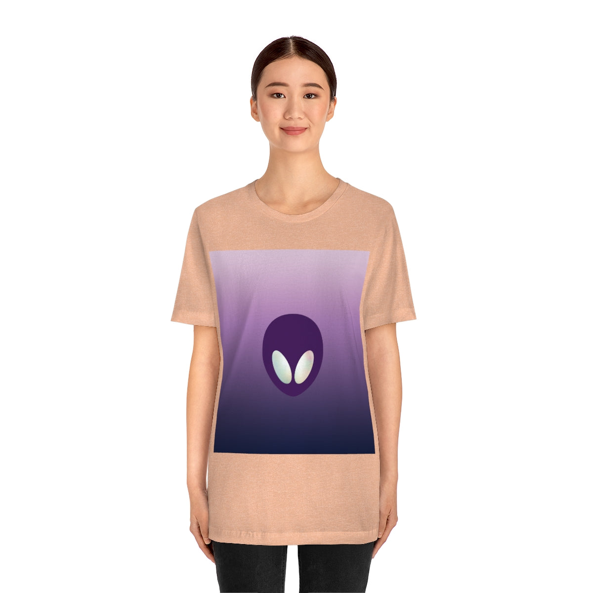 Alien Aesthetic Minimalist UFO Classic TV Series Unisex Jersey Short Sleeve T-Shirt Ichaku [Perfect Gifts Selection]