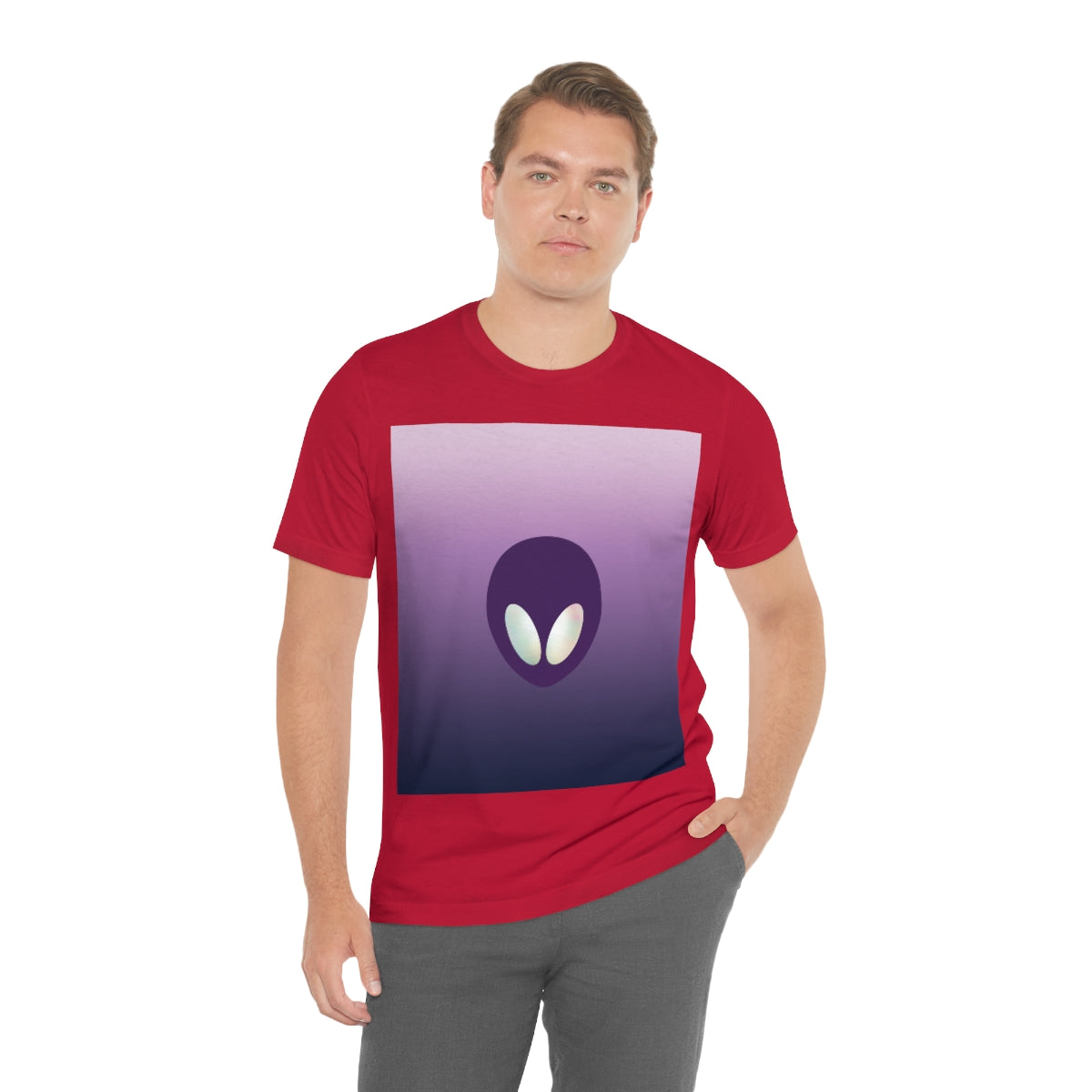 Alien Aesthetic Minimalist UFO Classic TV Series Unisex Jersey Short Sleeve T-Shirt Ichaku [Perfect Gifts Selection]