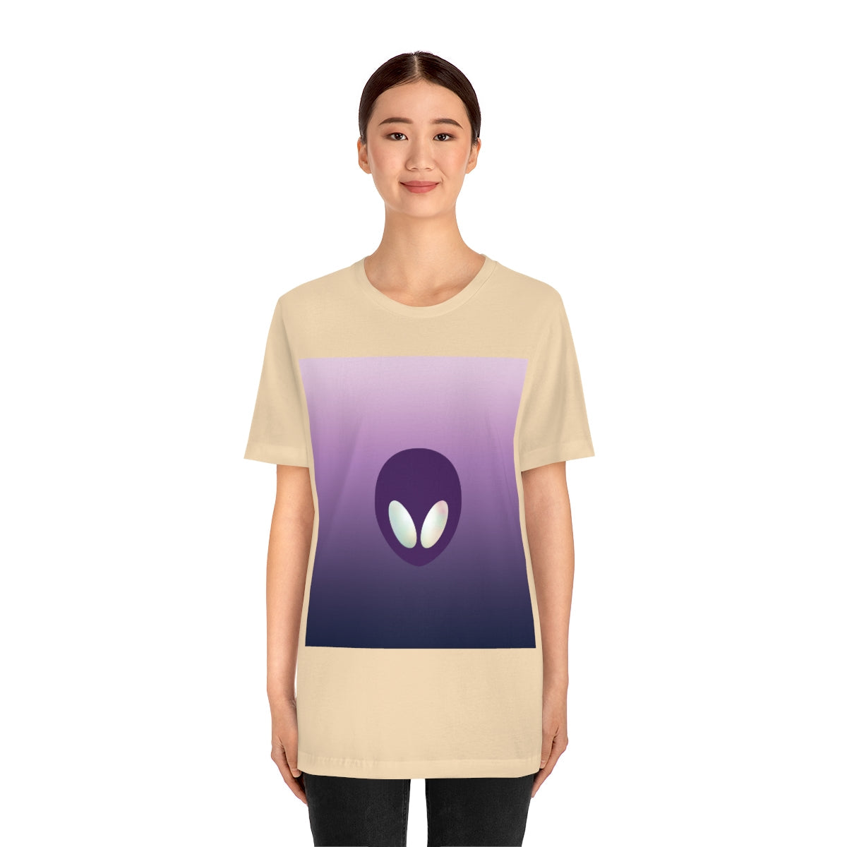 Alien Aesthetic Minimalist UFO Classic TV Series Unisex Jersey Short Sleeve T-Shirt Ichaku [Perfect Gifts Selection]