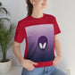 Alien Aesthetic Minimalist UFO Classic TV Series Unisex Jersey Short Sleeve T-Shirt Ichaku [Perfect Gifts Selection]