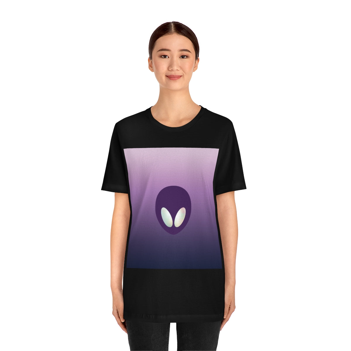 Alien Aesthetic Minimalist UFO Classic TV Series Unisex Jersey Short Sleeve T-Shirt Ichaku [Perfect Gifts Selection]