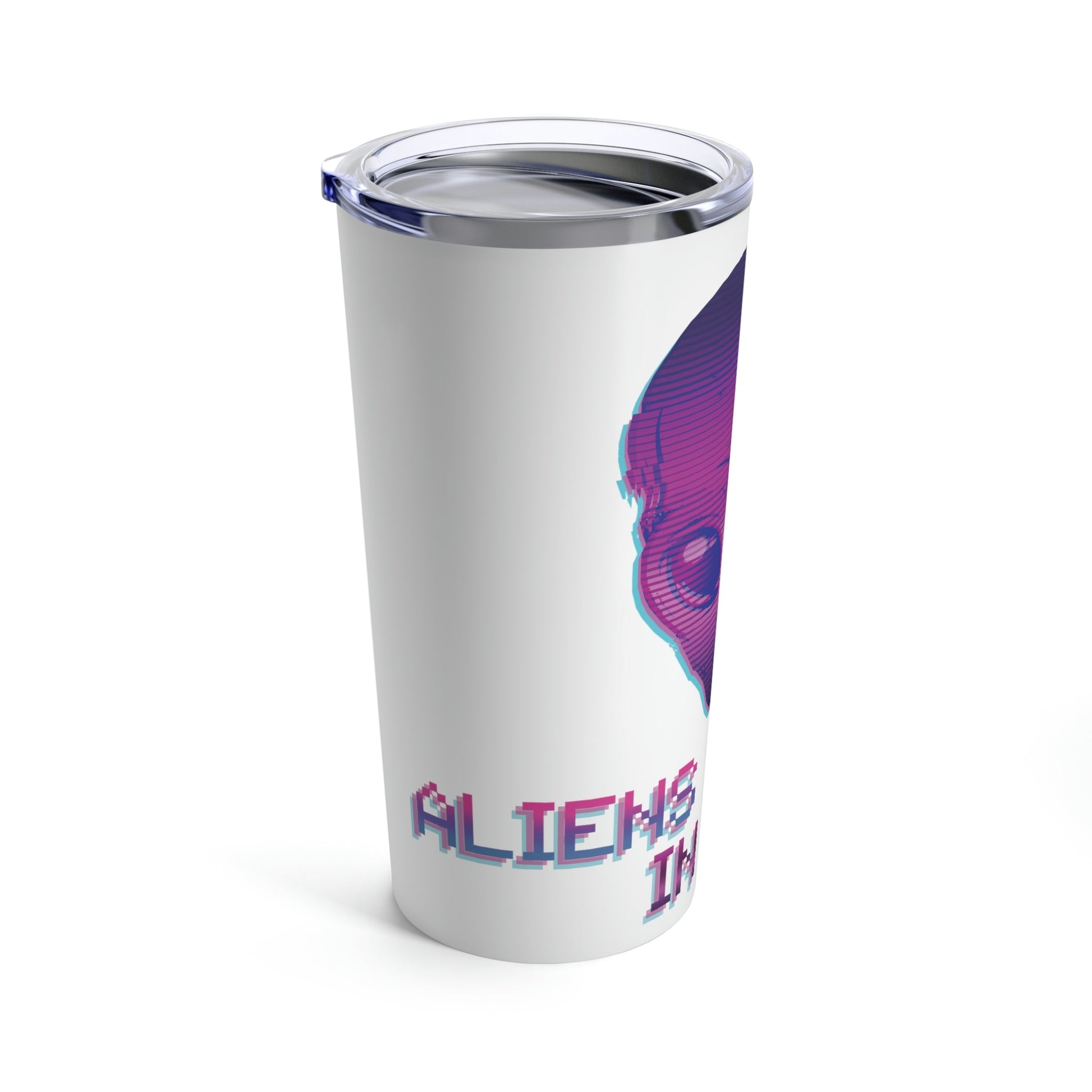 Aliens Believe In Us UFO TV Series Stainless Steel Hot or Cold Vacuum Tumbler 20oz Ichaku [Perfect Gifts Selection]