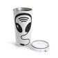 Aliens Headphones Humor Saying Quotes Stainless Steel Hot or Cold Vacuum Tumbler 20oz Ichaku [Perfect Gifts Selection]