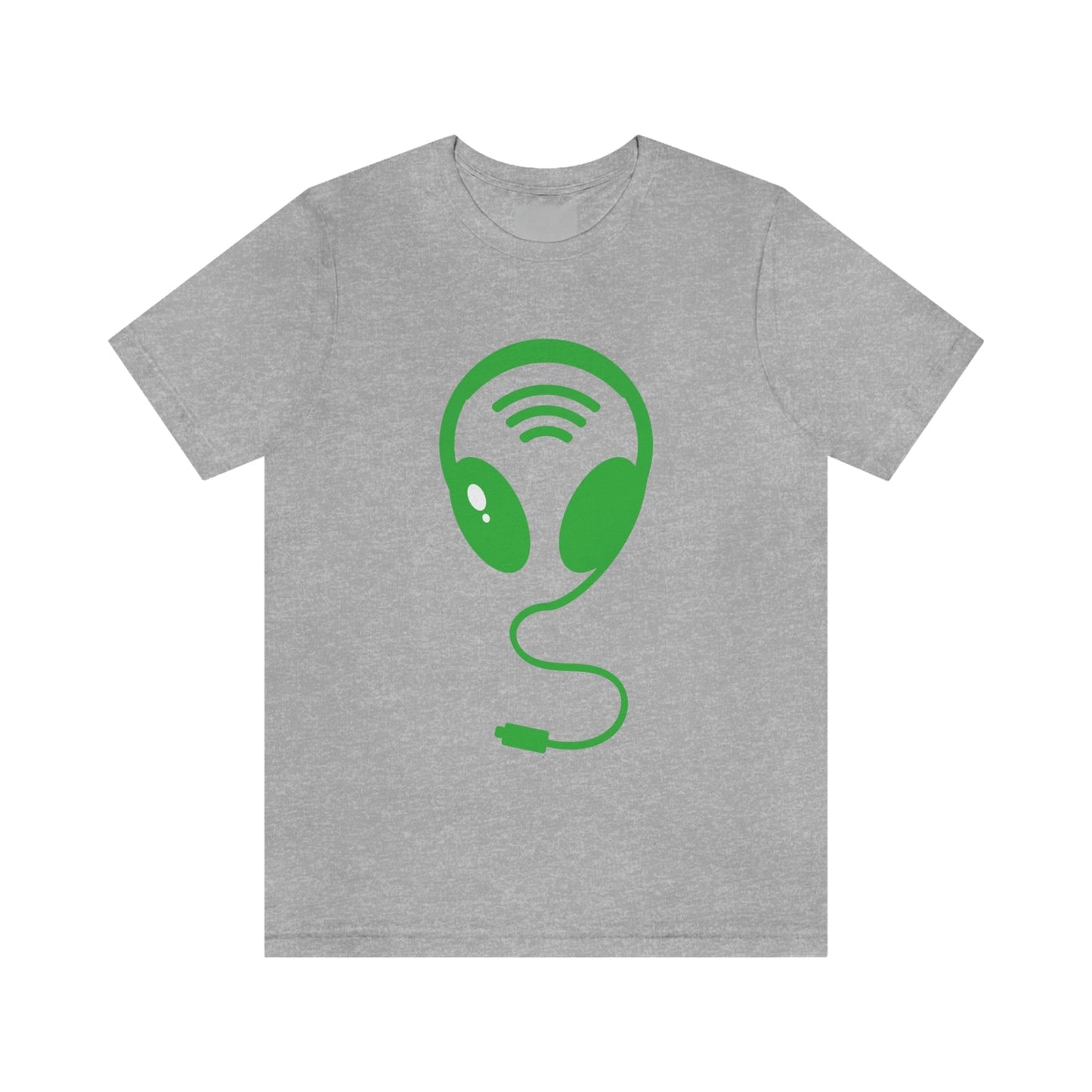 Aliens Headphones Humor Saying Quotes Unisex Jersey Short Sleeve T-Shirt Ichaku [Perfect Gifts Selection]