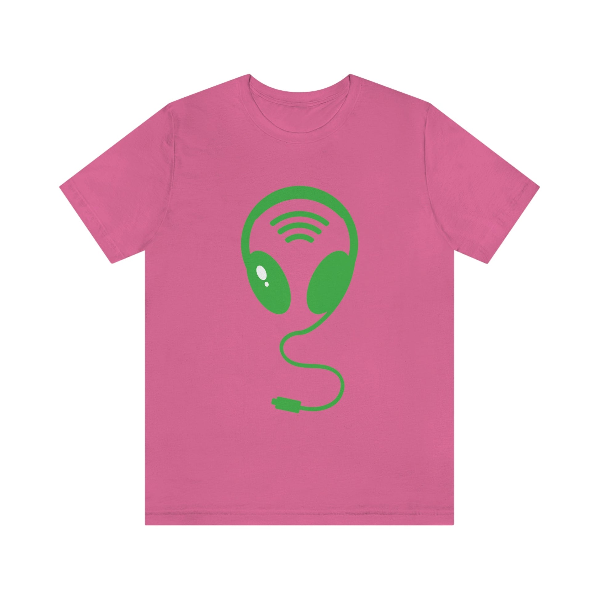 Aliens Headphones Humor Saying Quotes Unisex Jersey Short Sleeve T-Shirt Ichaku [Perfect Gifts Selection]