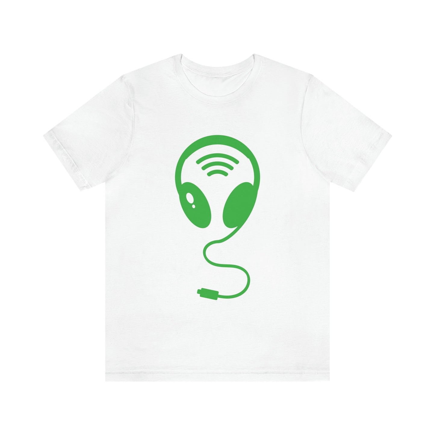 Aliens Headphones Humor Saying Quotes Unisex Jersey Short Sleeve T-Shirt Ichaku [Perfect Gifts Selection]