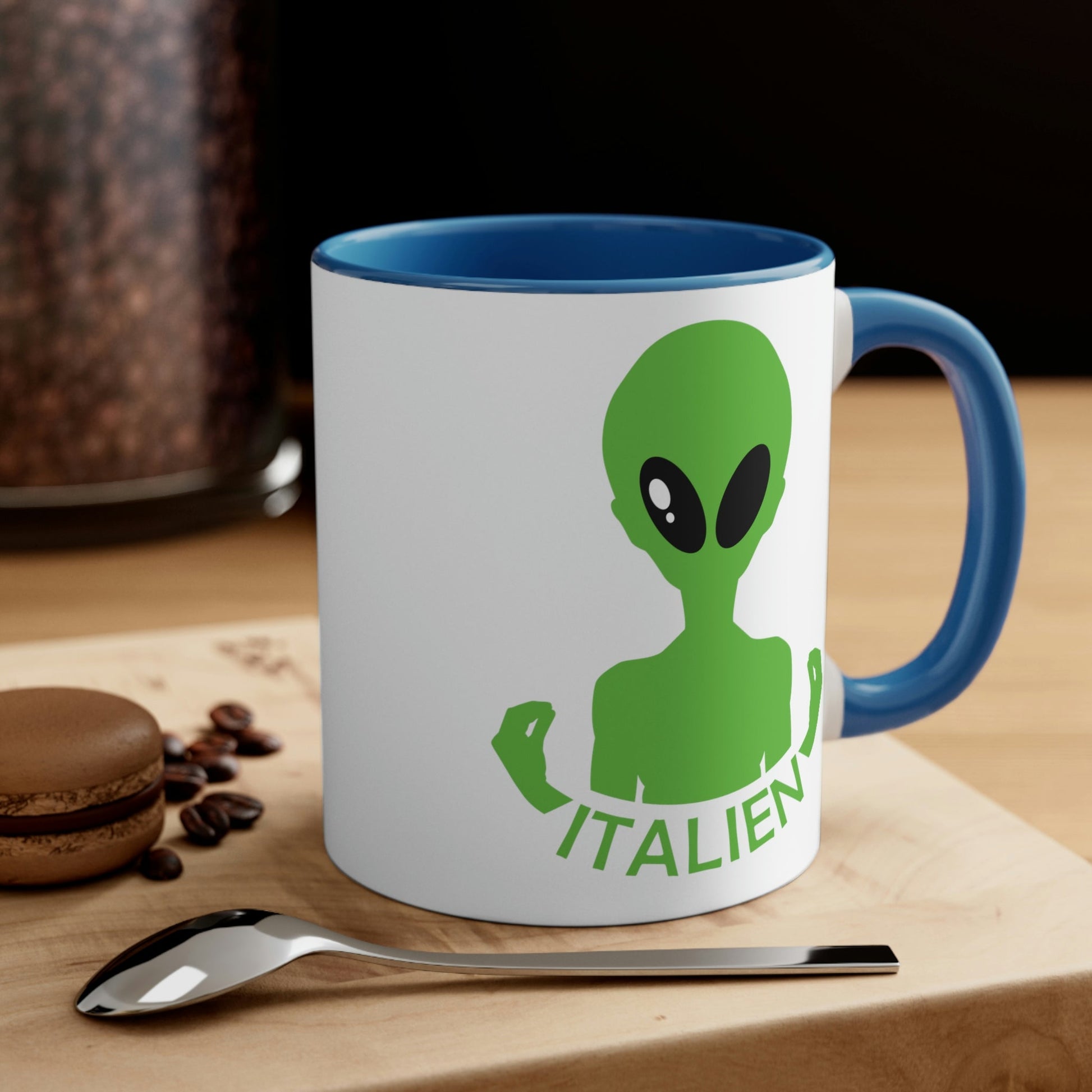 Aliens Italian Hand Gestures UFO Xenomorph Italy Classic Accent Coffee Mug 11oz Ichaku [Perfect Gifts Selection]