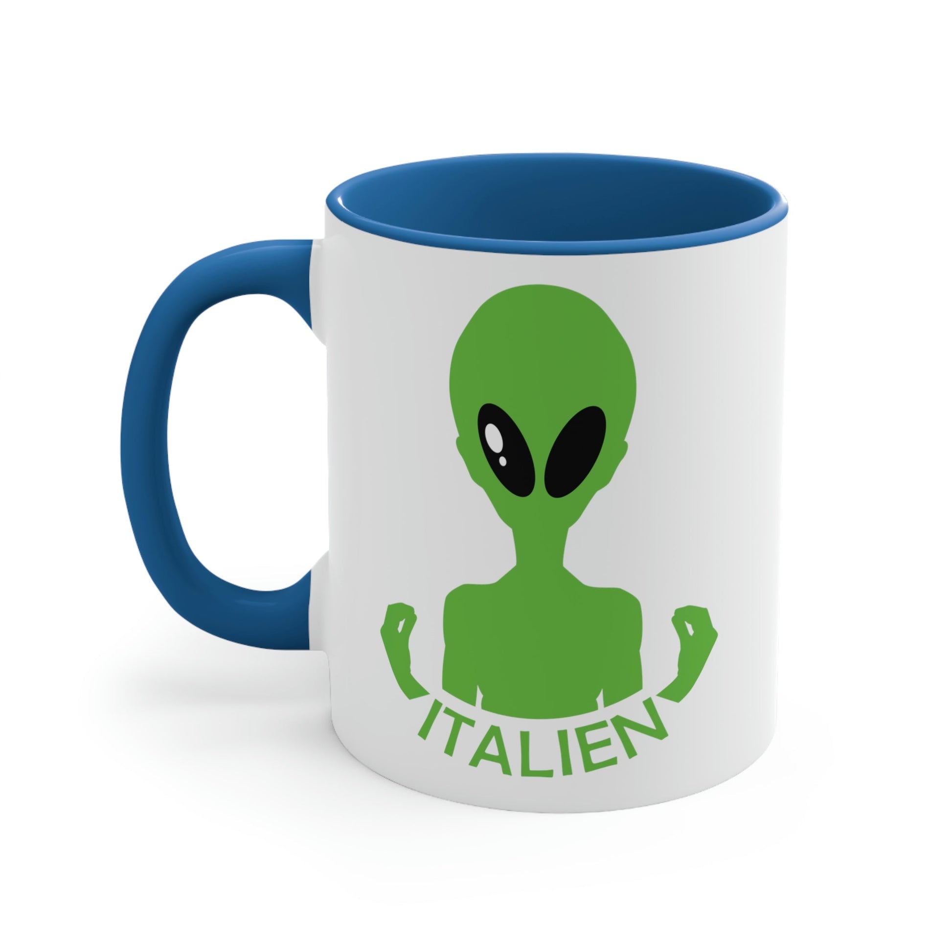 Aliens Italian Hand Gestures UFO Xenomorph Italy Classic Accent Coffee Mug 11oz Ichaku [Perfect Gifts Selection]