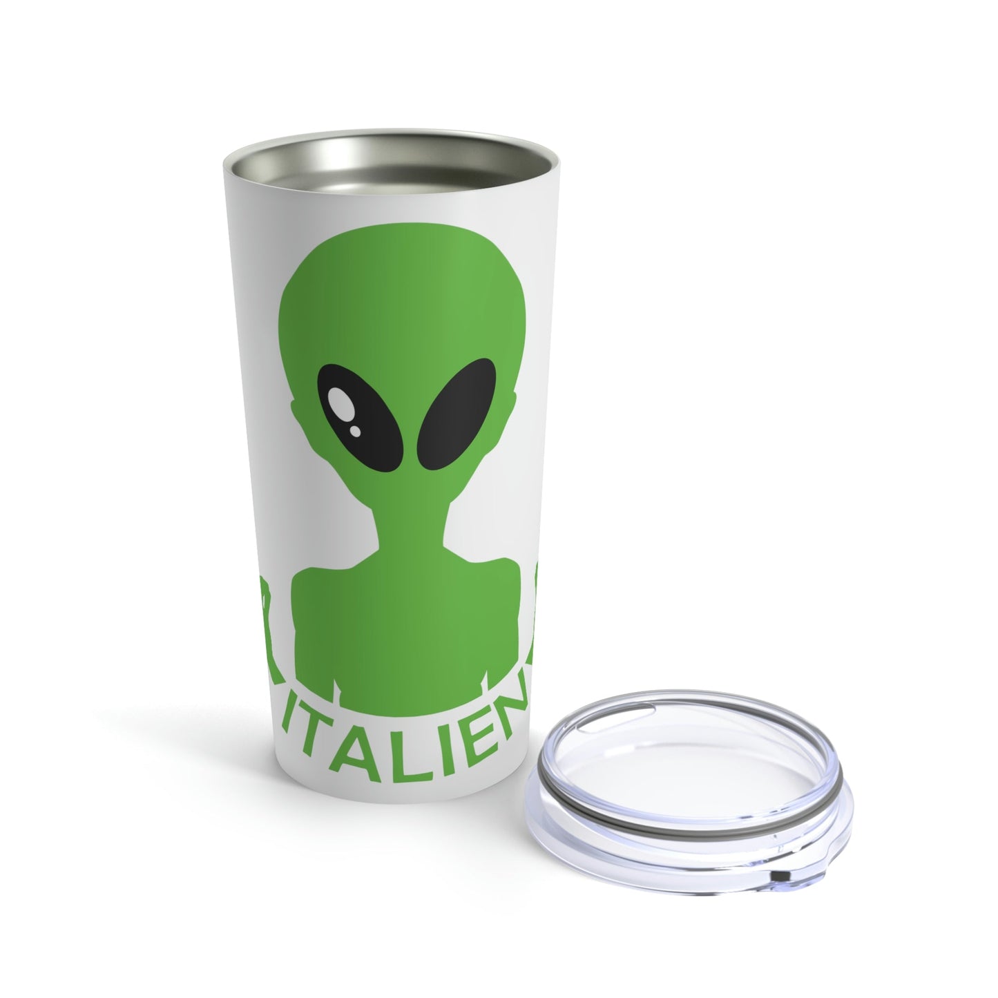 Aliens Italian Hand Gestures UFO Xenomorph Italy Stainless Steel Hot or Cold Vacuum Tumbler 20oz Ichaku [Perfect Gifts Selection]