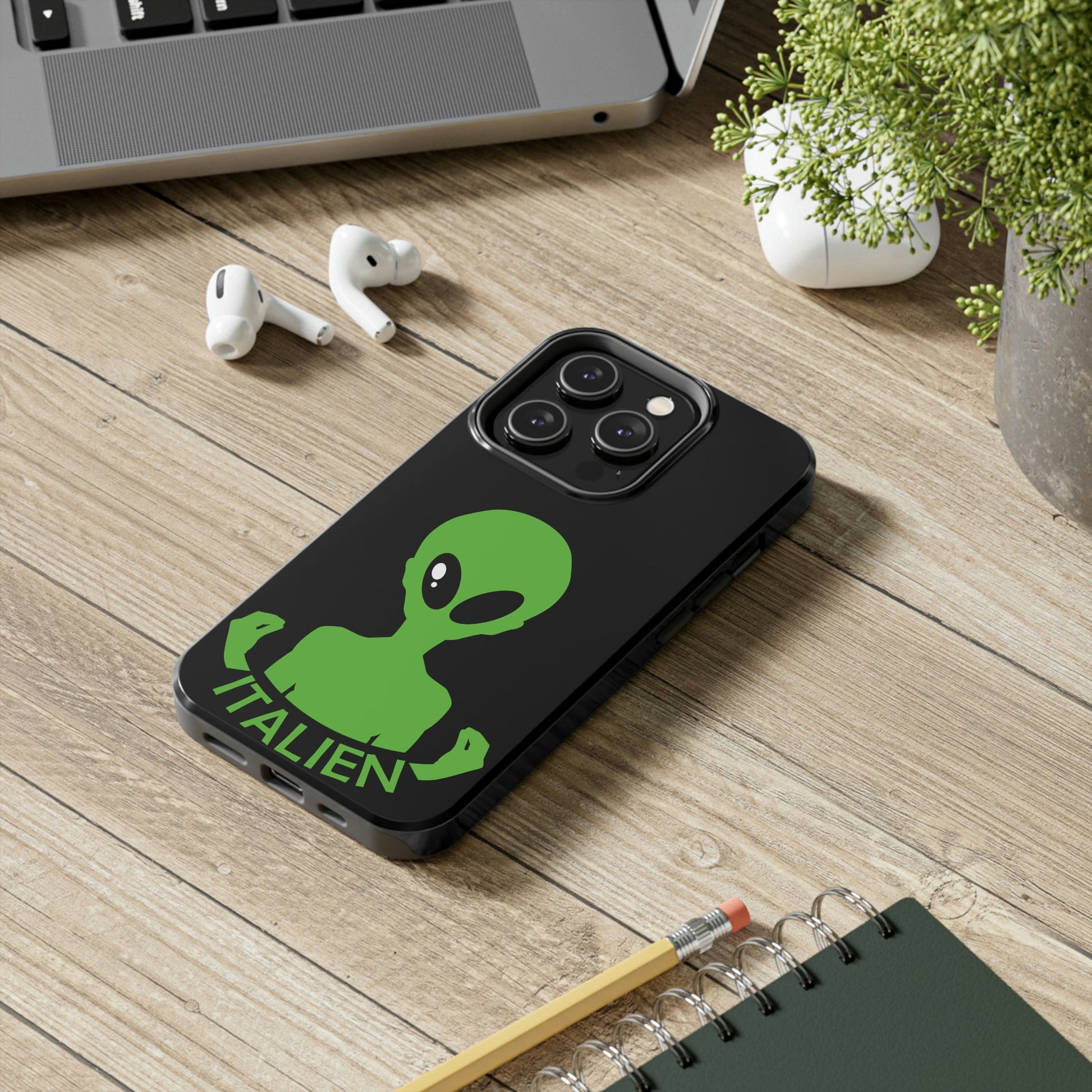 Aliens Italian Hand Gestures UFO Xenomorph Italy Tough Phone Cases Case-Mate Ichaku [Perfect Gifts Selection]