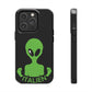 Aliens Italian Hand Gestures UFO Xenomorph Italy Tough Phone Cases Case-Mate Ichaku [Perfect Gifts Selection]