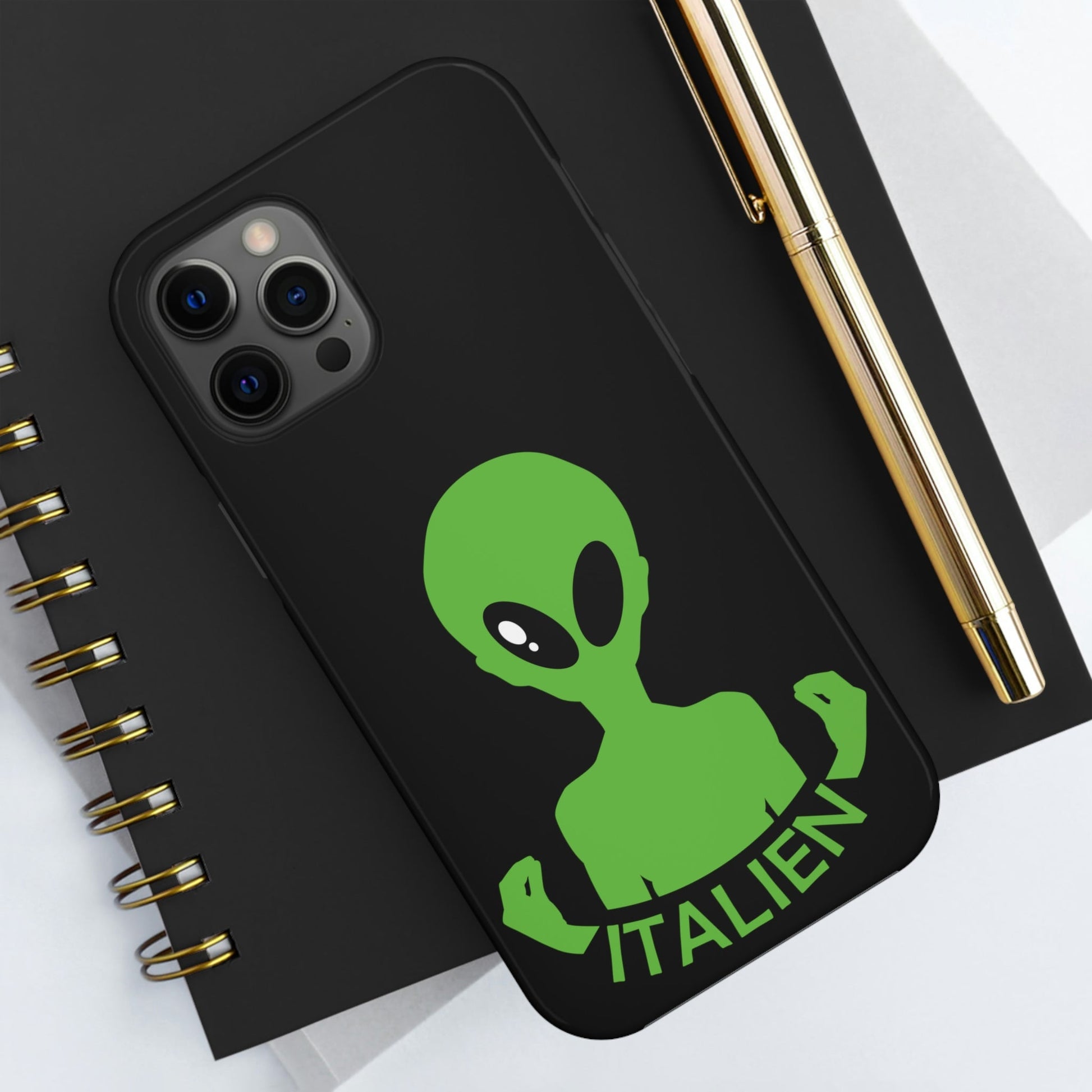 Aliens Italian Hand Gestures UFO Xenomorph Italy Tough Phone Cases Case-Mate Ichaku [Perfect Gifts Selection]