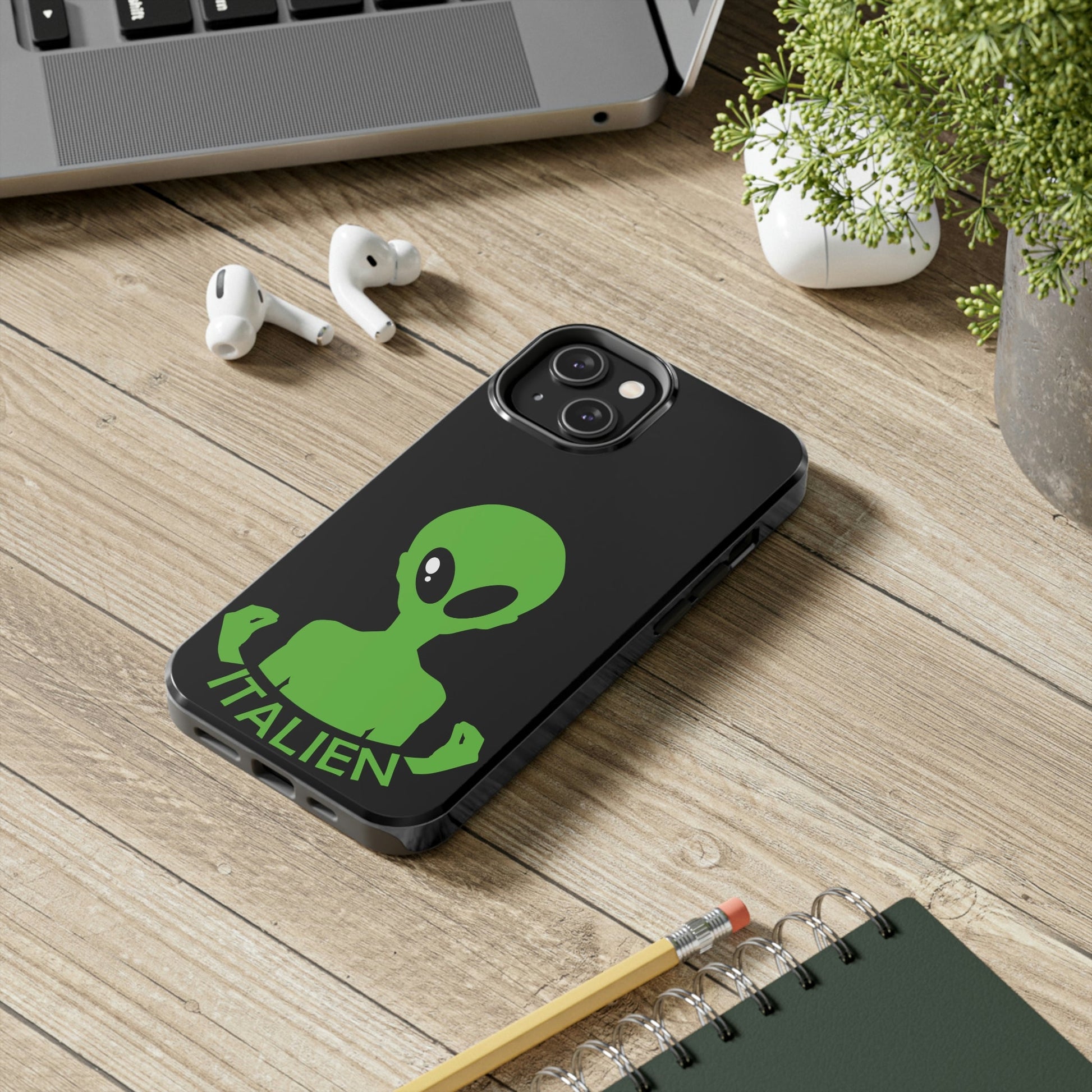 Aliens Italian Hand Gestures UFO Xenomorph Italy Tough Phone Cases Case-Mate Ichaku [Perfect Gifts Selection]