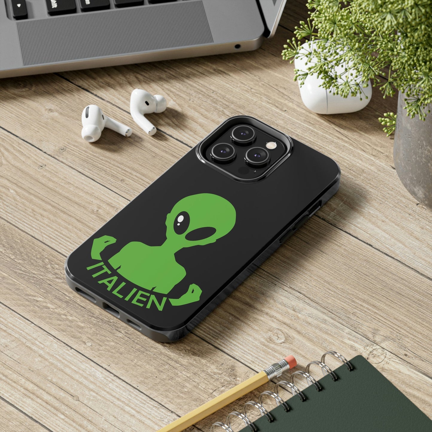 Aliens Italian Hand Gestures UFO Xenomorph Italy Tough Phone Cases Case-Mate Ichaku [Perfect Gifts Selection]