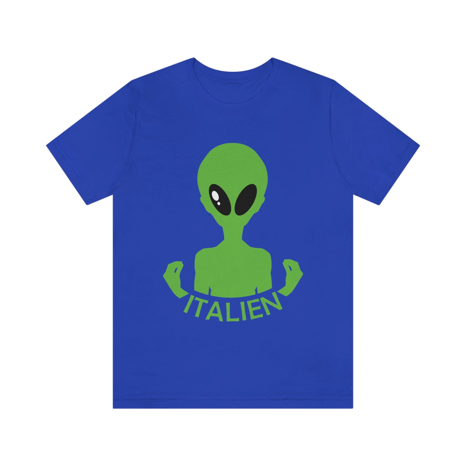 Aliens Italian Hand Gestures UFO Xenomorph Italy Unisex Jersey Short Sleeve T-Shirt Ichaku [Perfect Gifts Selection]