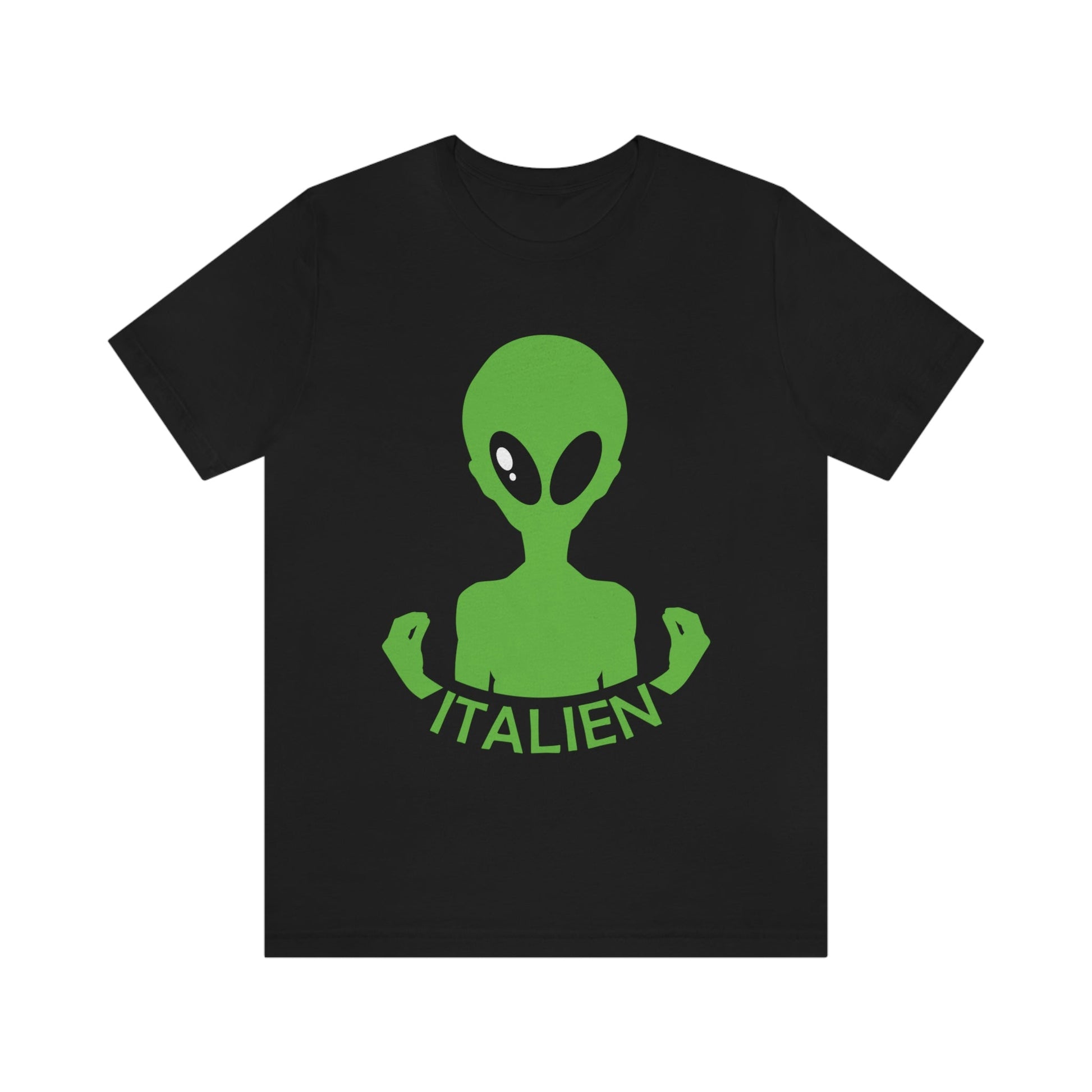 Aliens Italian Hand Gestures UFO Xenomorph Italy Unisex Jersey Short Sleeve T-Shirt Ichaku [Perfect Gifts Selection]