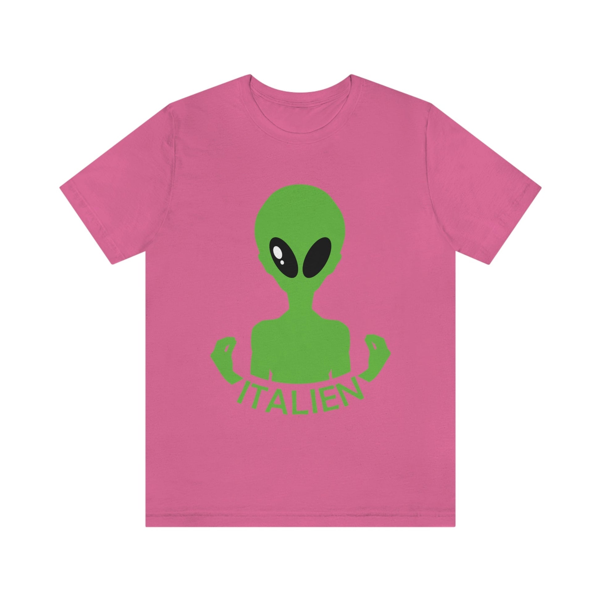 Aliens Italian Hand Gestures UFO Xenomorph Italy Unisex Jersey Short Sleeve T-Shirt Ichaku [Perfect Gifts Selection]