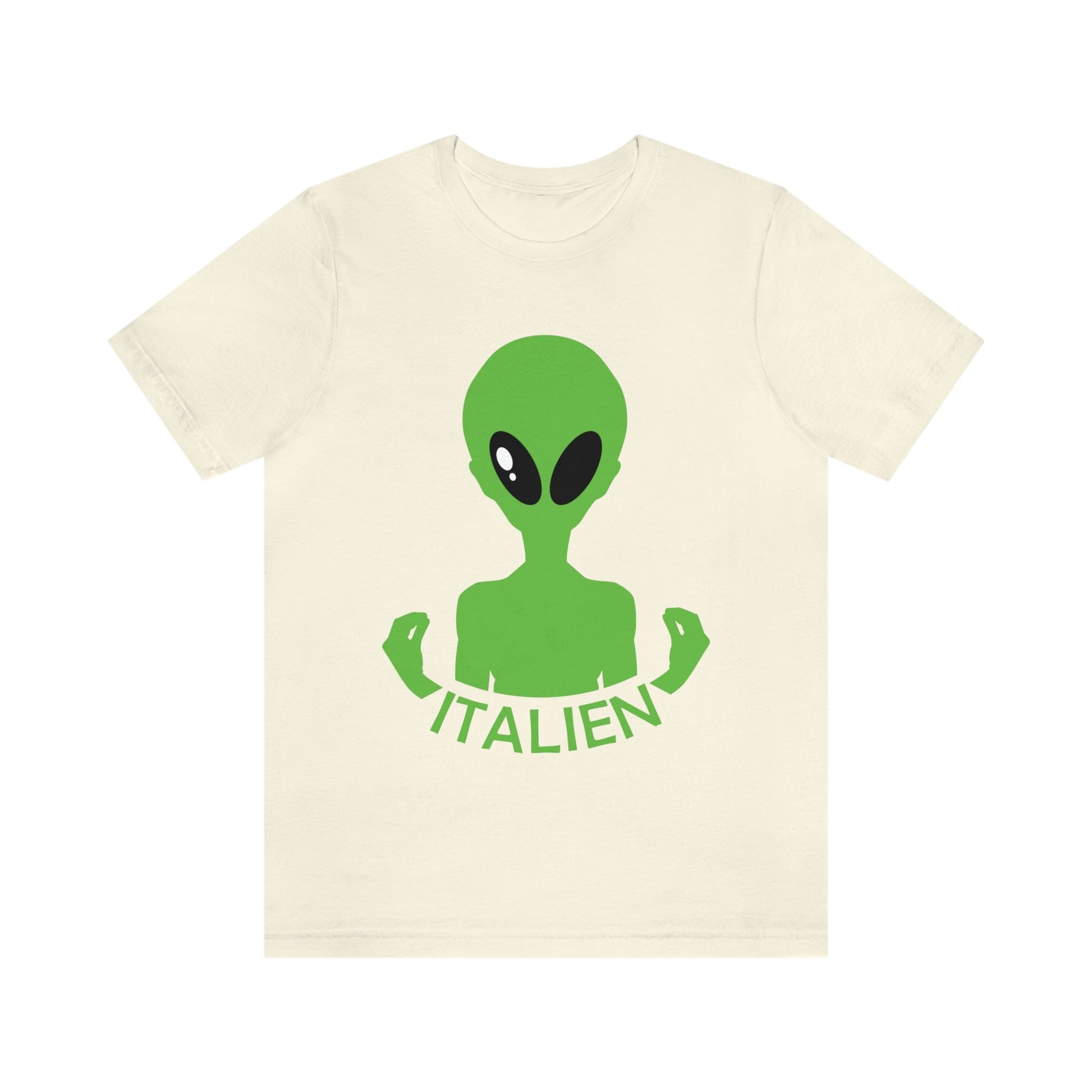 Aliens Italian Hand Gestures UFO Xenomorph Italy Unisex Jersey Short Sleeve T-Shirt Ichaku [Perfect Gifts Selection]