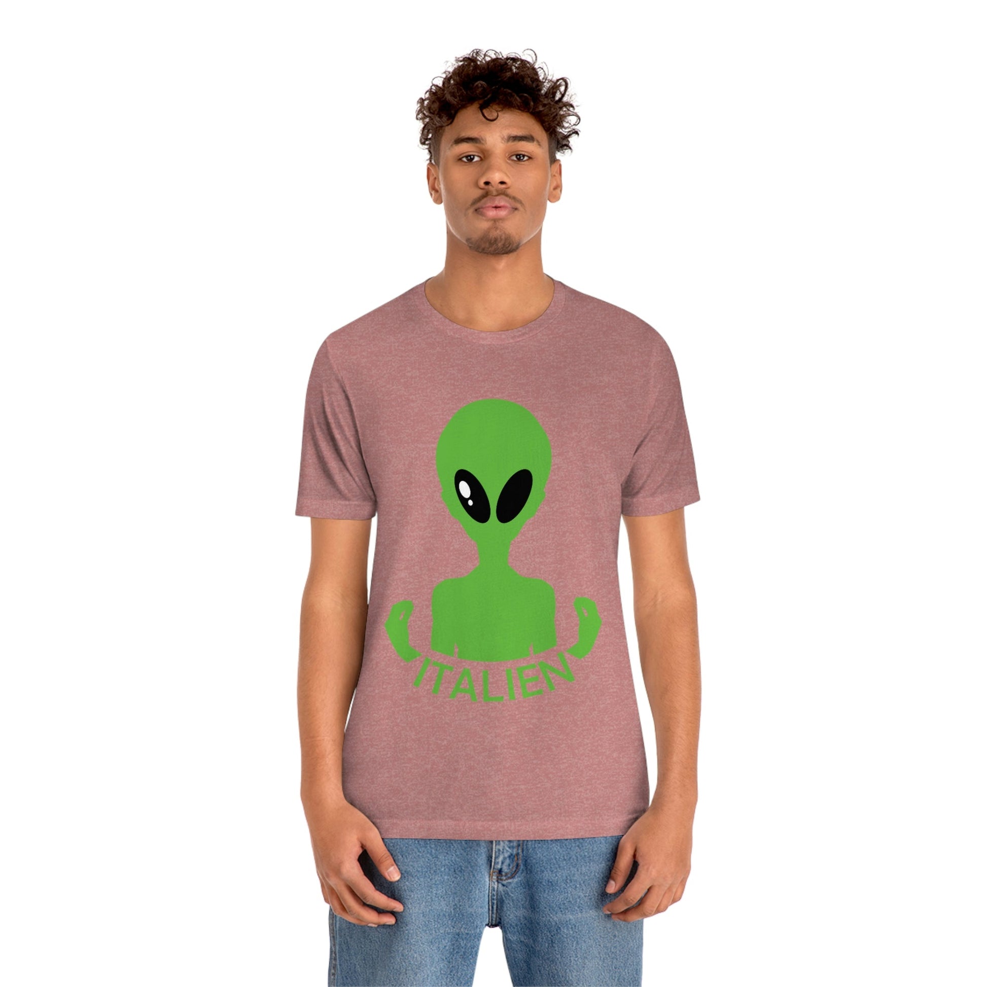 Aliens Italian Hand Gestures UFO Xenomorph Italy Unisex Jersey Short Sleeve T-Shirt Ichaku [Perfect Gifts Selection]