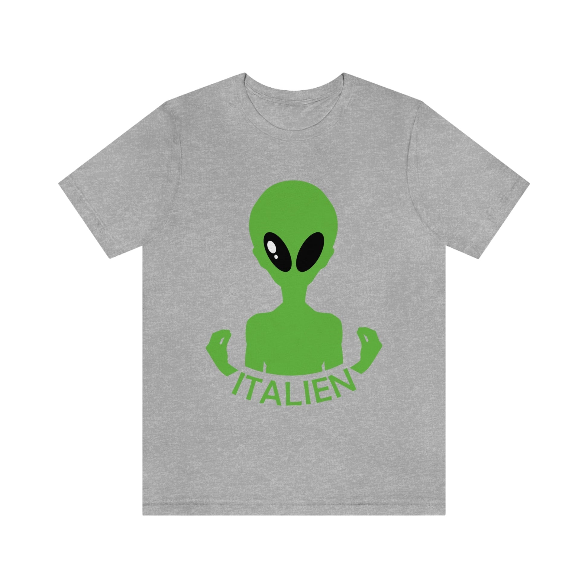 Aliens Italian Hand Gestures UFO Xenomorph Italy Unisex Jersey Short Sleeve T-Shirt Ichaku [Perfect Gifts Selection]