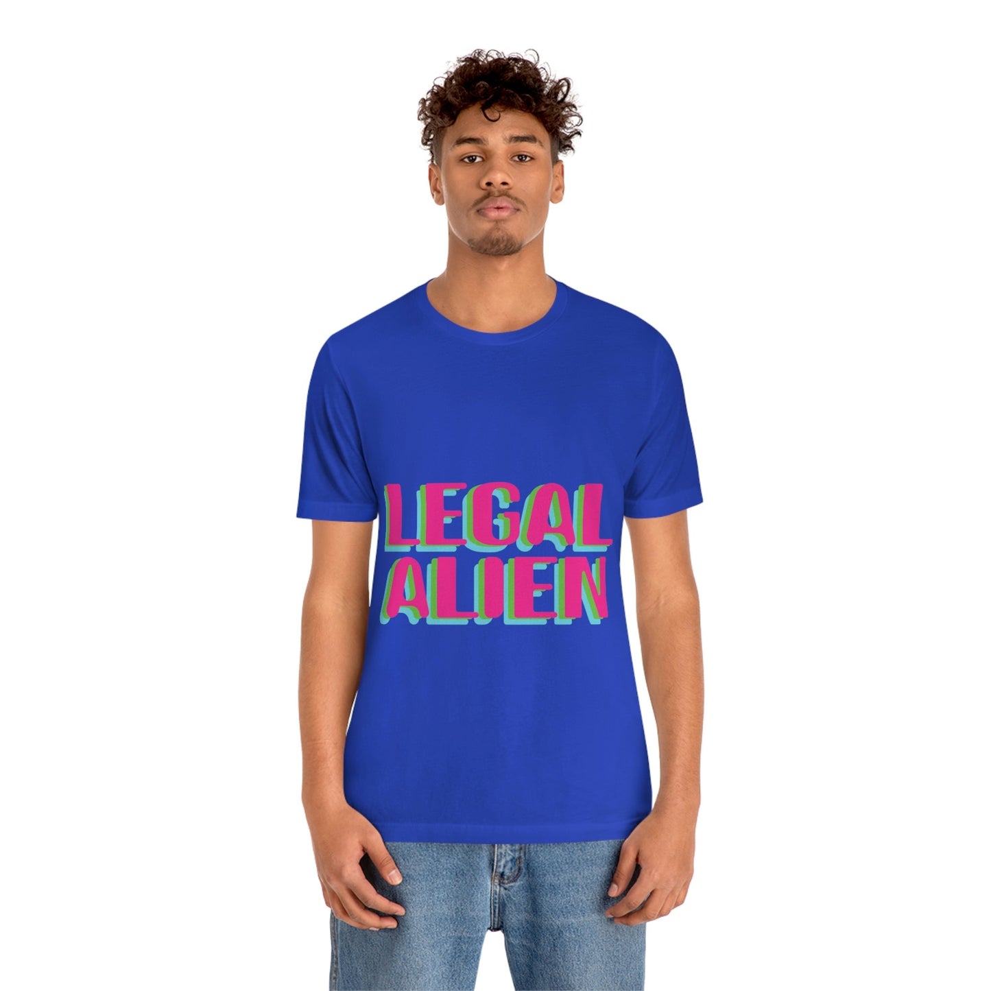 Aliens UFO Funny Retro Quotes Unisex Jersey Short Sleeve T-Shirt Ichaku [Perfect Gifts Selection]