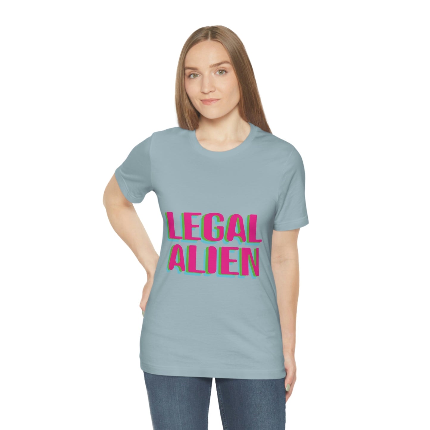 Aliens UFO Funny Retro Quotes Unisex Jersey Short Sleeve T-Shirt Ichaku [Perfect Gifts Selection]