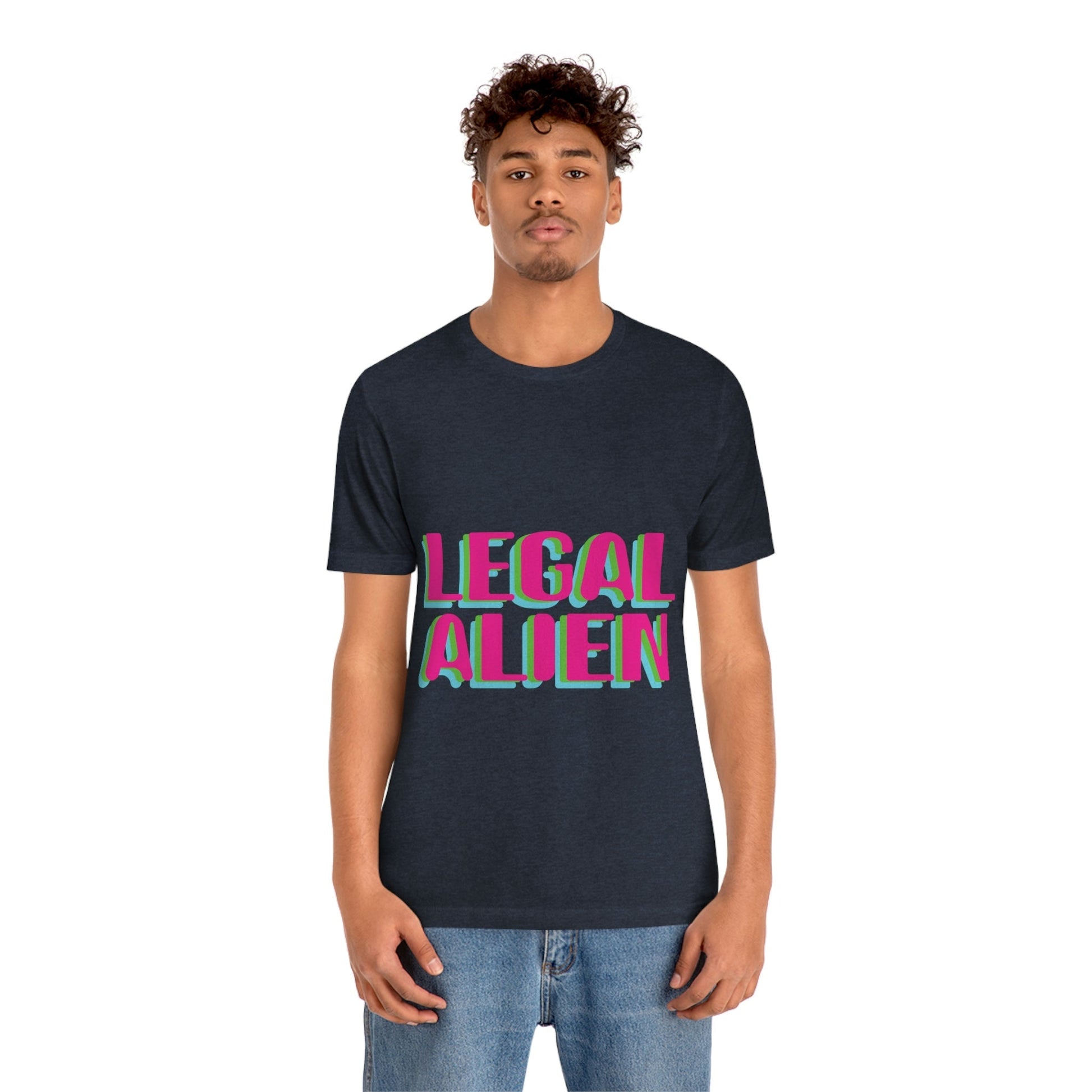 Aliens UFO Funny Retro Quotes Unisex Jersey Short Sleeve T-Shirt Ichaku [Perfect Gifts Selection]