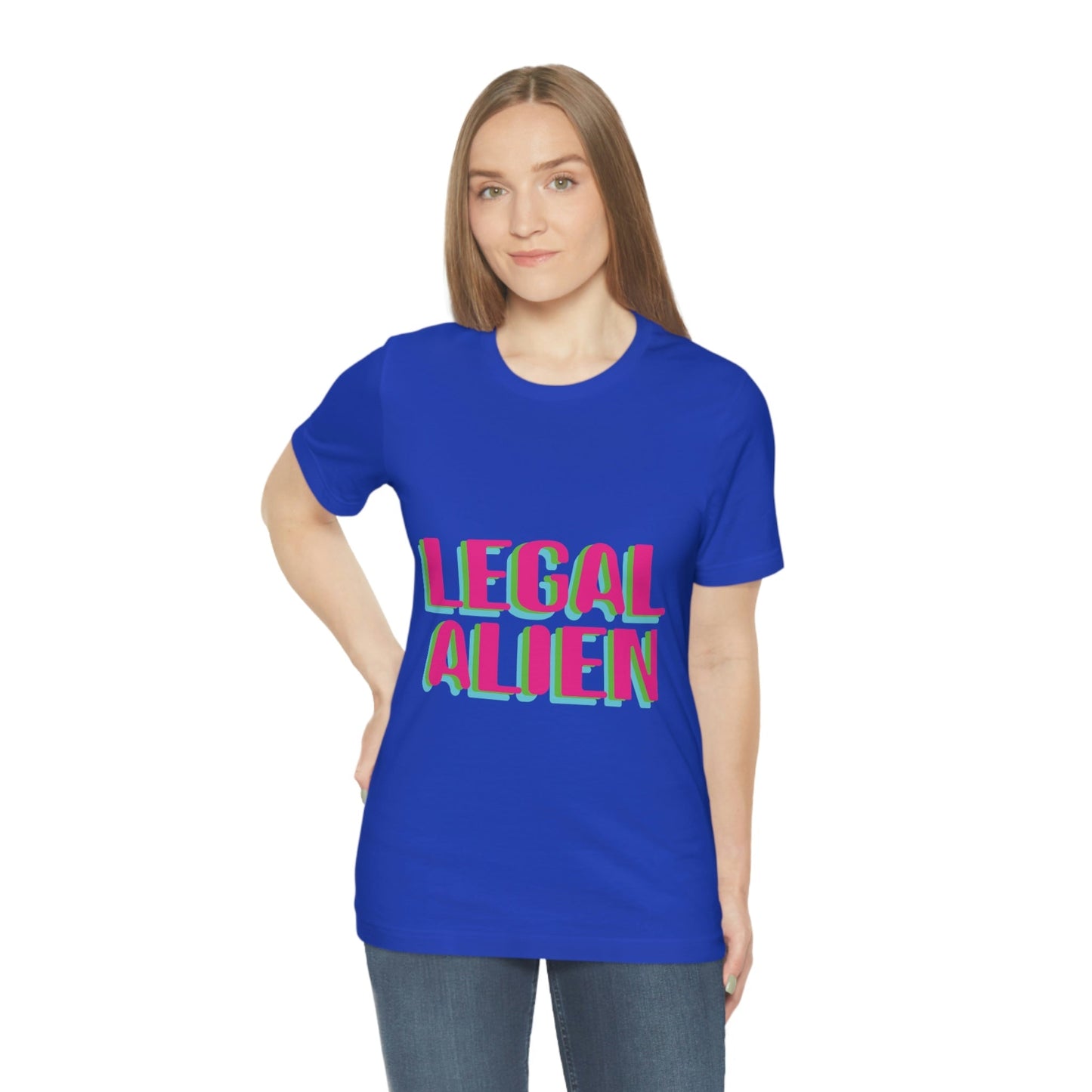 Aliens UFO Funny Retro Quotes Unisex Jersey Short Sleeve T-Shirt Ichaku [Perfect Gifts Selection]