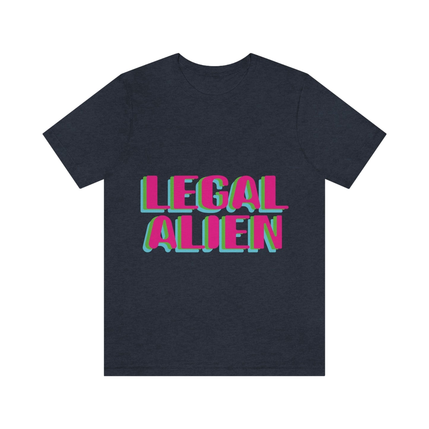 Aliens UFO Funny Retro Quotes Unisex Jersey Short Sleeve T-Shirt Ichaku [Perfect Gifts Selection]