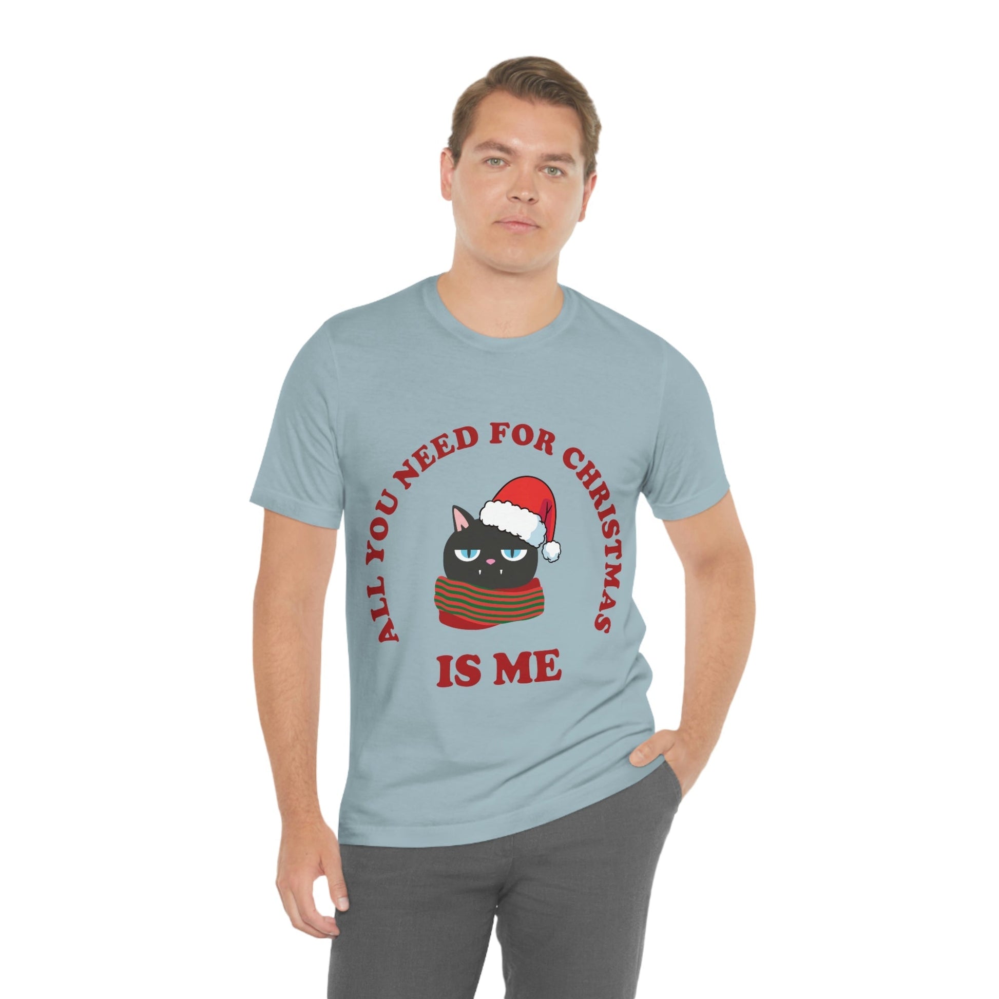 All You Need for Christmas is Me Grumpy Cat Unisex Jersey Short Sleeve T-Shirt Ichaku [Perfect Gifts Selection]
