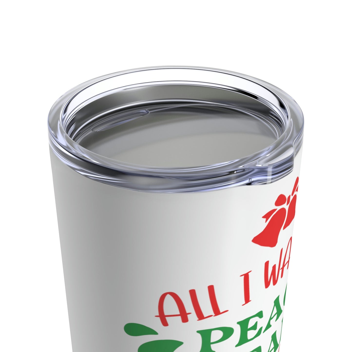 All You Need is Peace on Earth And Cute Shoes Funny Fashion Jokes Stainless Steel Hot or Cold Vacuum Tumbler 20oz Ichaku [Perfect Gifts Selection]