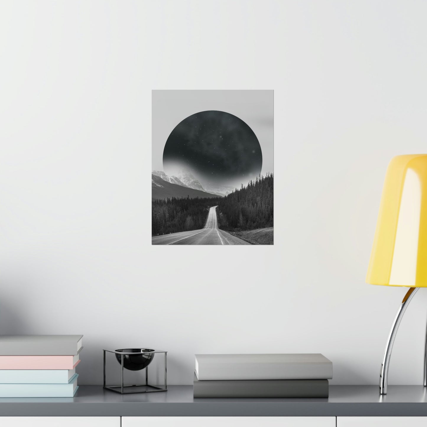 Alternate Universe Multidimensional Reality Planet Black Aesthetic Art Premium Matte Vertical Posters Ichaku [Perfect Gifts Selection]