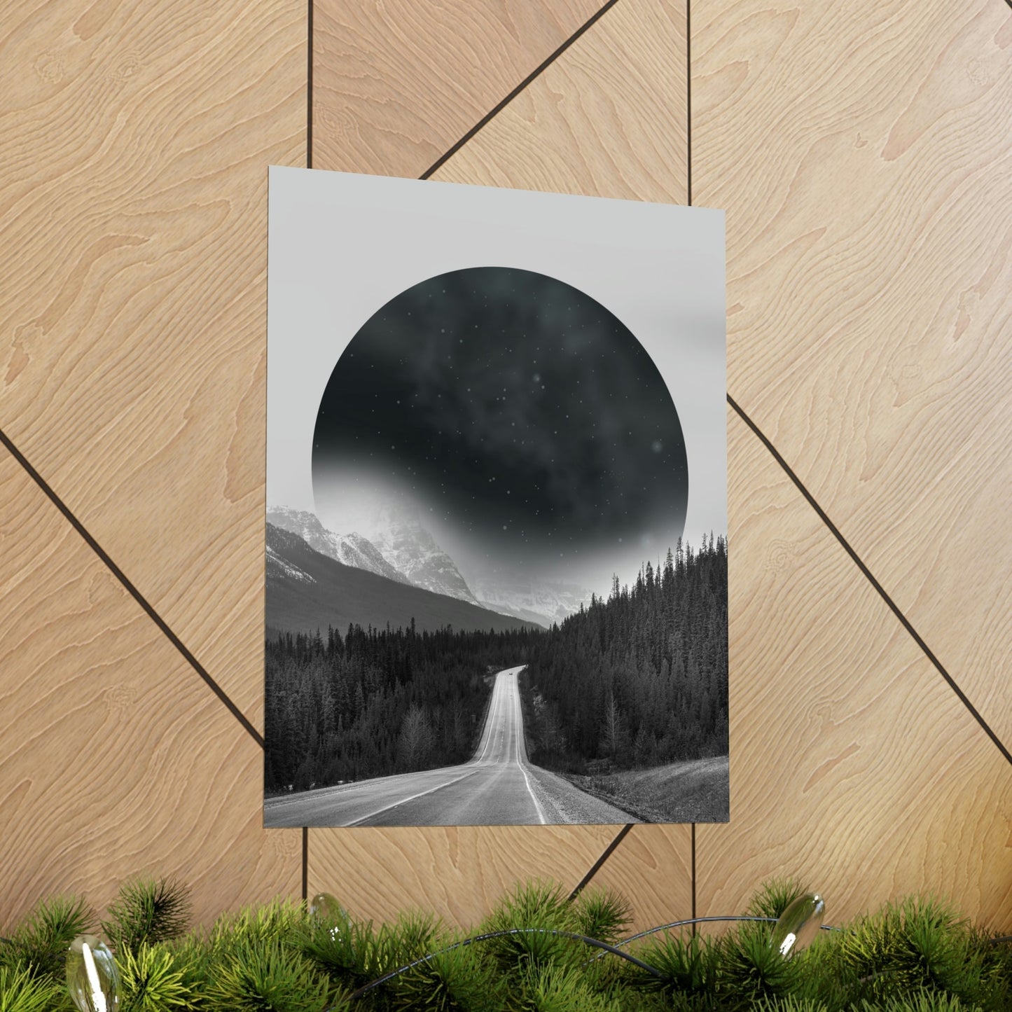 Alternate Universe Multidimensional Reality Planet Black Aesthetic Art Premium Matte Vertical Posters Ichaku [Perfect Gifts Selection]