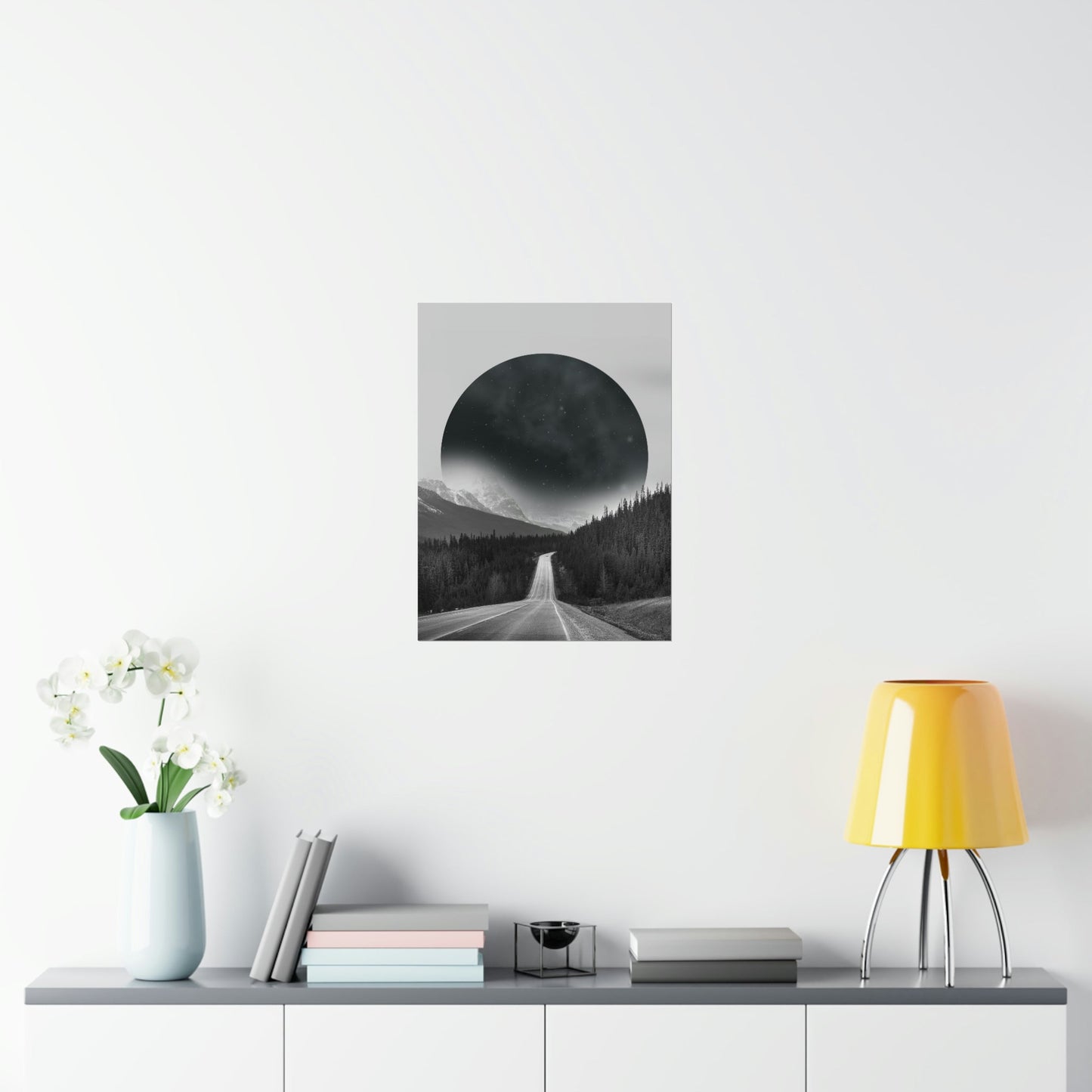 Alternate Universe Multidimensional Reality Planet Black Aesthetic Art Premium Matte Vertical Posters Ichaku [Perfect Gifts Selection]