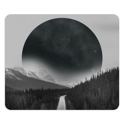 Alternate Universe Multidimensional Reality Planet Black Aesthetic Ergonomic Non-slip Creative Design Mouse Pad Ichaku [Perfect Gifts Selection]