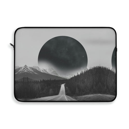 Alternate Universe Multidimensional Reality Planet Black Aesthetic Laptop Sleeve Ichaku [Perfect Gifts Selection]