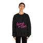 Always in Love Typography Valentines Idea Unisex Heavy Blend™ Crewneck Sweatshirt Ichaku [Perfect Gifts Selection]