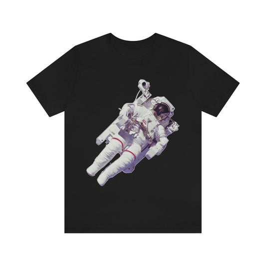 Astronaut In The Space Travel Unisex Jersey Short Sleeve T-Shirt Ichaku [Perfect Gifts Selection]