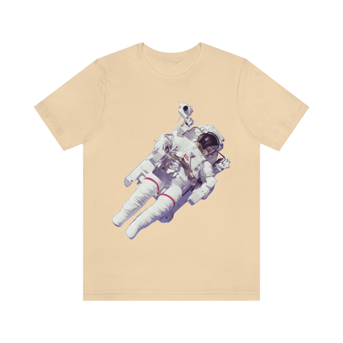 Astronaut In The Space Travel Unisex Jersey Short Sleeve T-Shirt Ichaku [Perfect Gifts Selection]